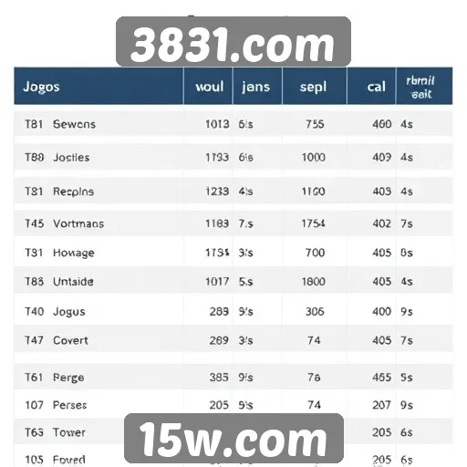 Comparativo de jogos populares no site 3831.com